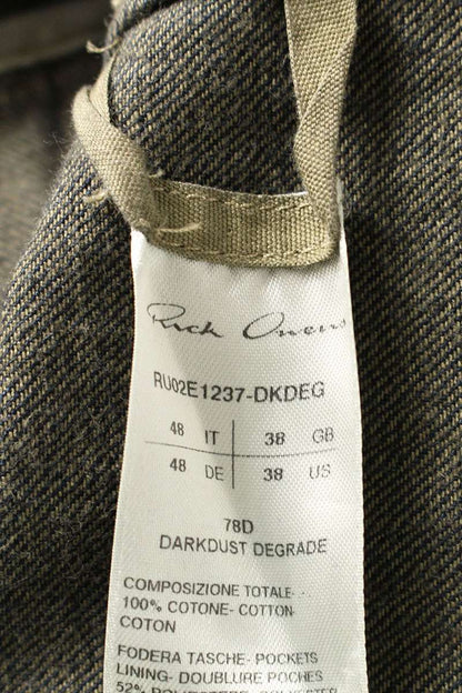 Rick Owens FOGPOCKET OUTERSHIRT Blue Size 48