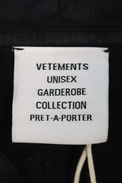 Vetements 24AW Logo Hoodie Black x White Multi Size L