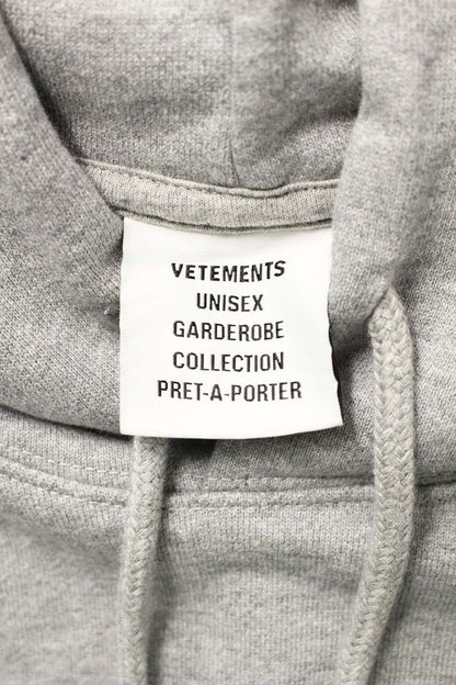 Vetements 25AW Goth Oversized Hoodie Gray Size M