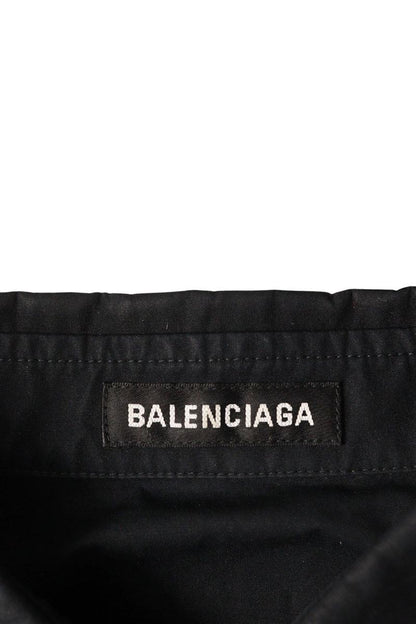 Balenciaga Free Your Mind Oversized Long Sleeve Shirt Black Size XS
