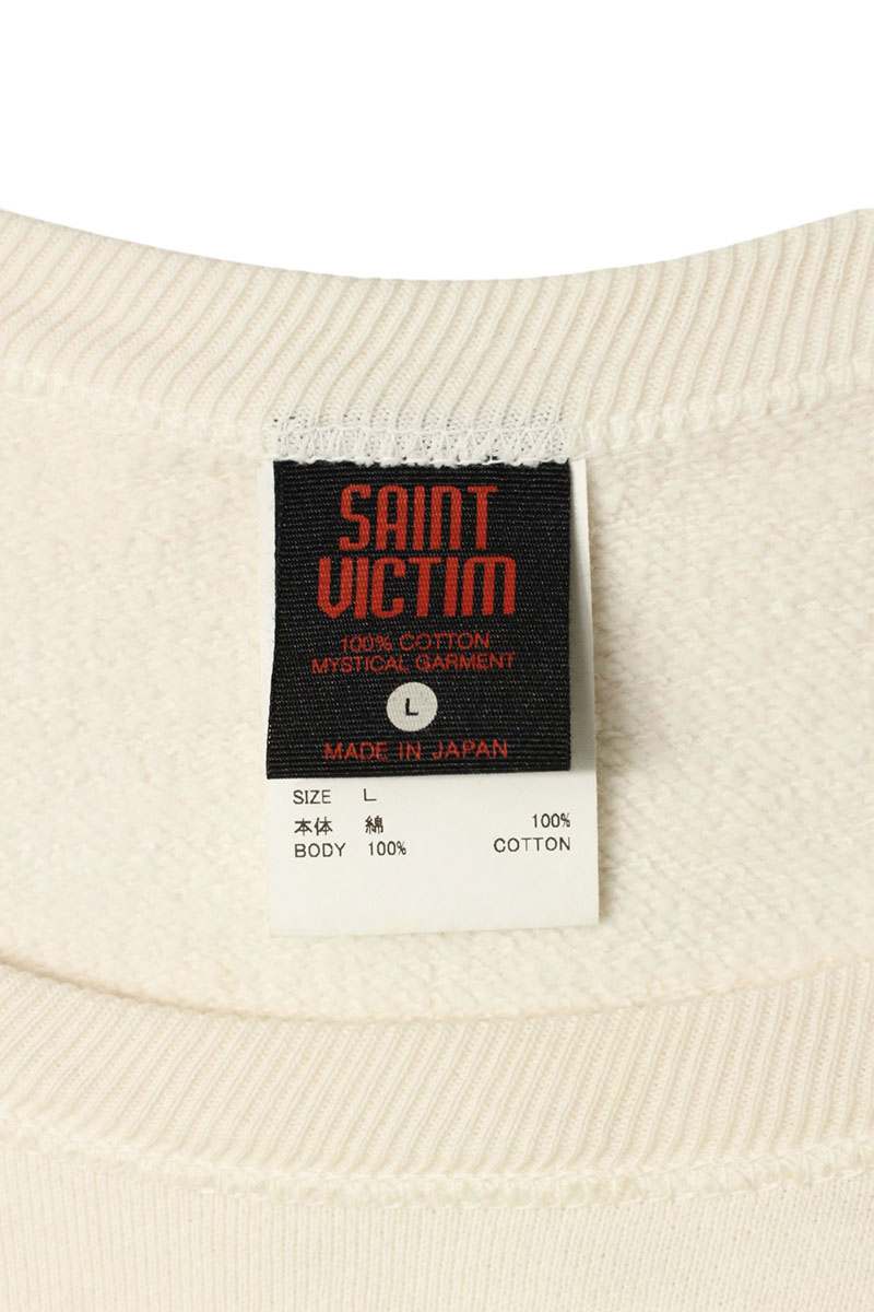 Saint Michael 25SS Print Sweatshirt White Size L
