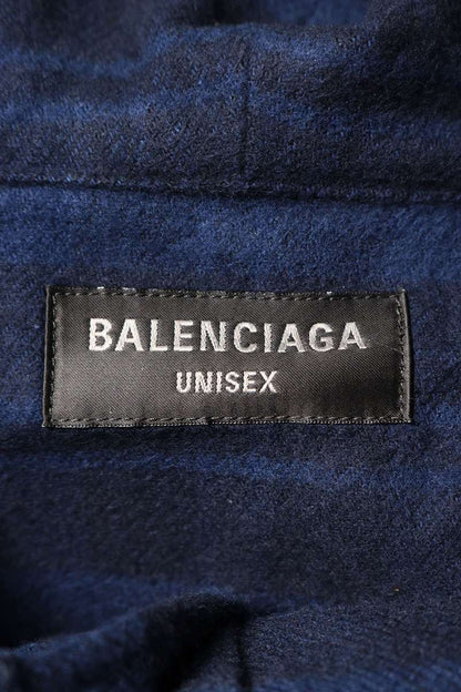 Balenciaga 22AW Long Sleeve Shirt Blue Size 5