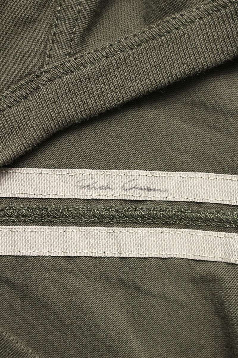 Rick Owens BRAD TEE Olive Green Size L