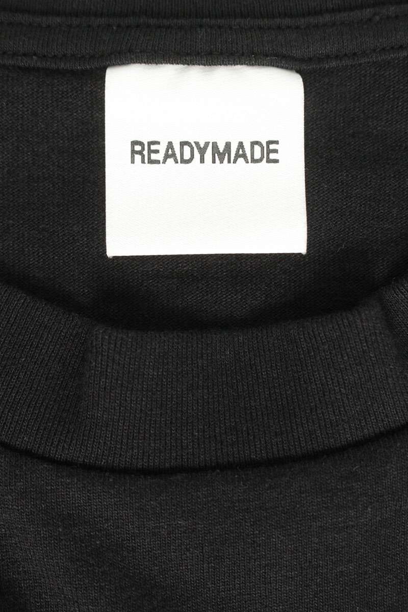 READYMADE Logo Embroidered Long Sleeve T-Shirt Black Size L
