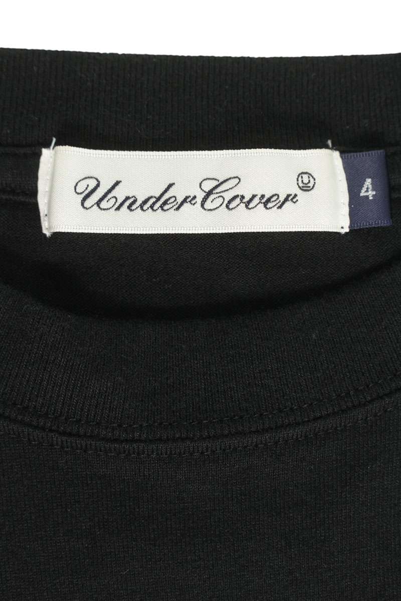 Undercover 22AW Logo Print T-Shirt Black Size 4