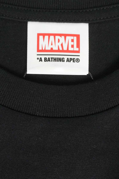 Bape GALACTUS & SILVER SURFER TEE Print T-Shirt Black Size M