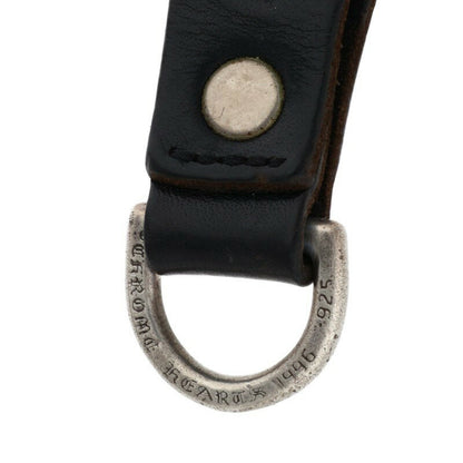 Chrome Hearts Cross Ball Belt Loop Silver x Black
