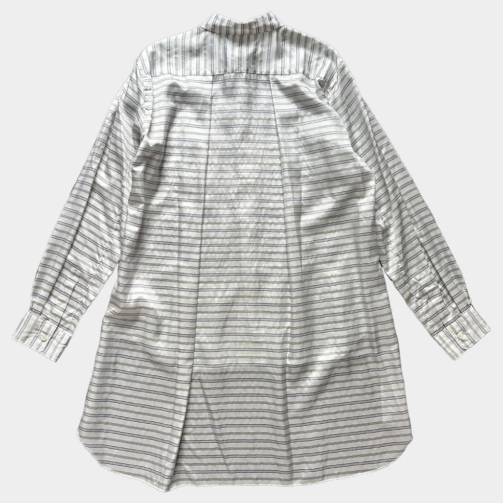COMME DES GARCONS HOMME PLUS 24AW Striped Shirt White Size S