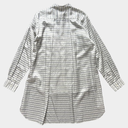 COMME DES GARCONS HOMME PLUS 24AW Striped Shirt White Size S