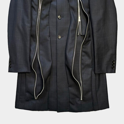 COMME DES GARCONS HOMME PLUS 23AW Avant-Garde Chester Coat Blue Size XS