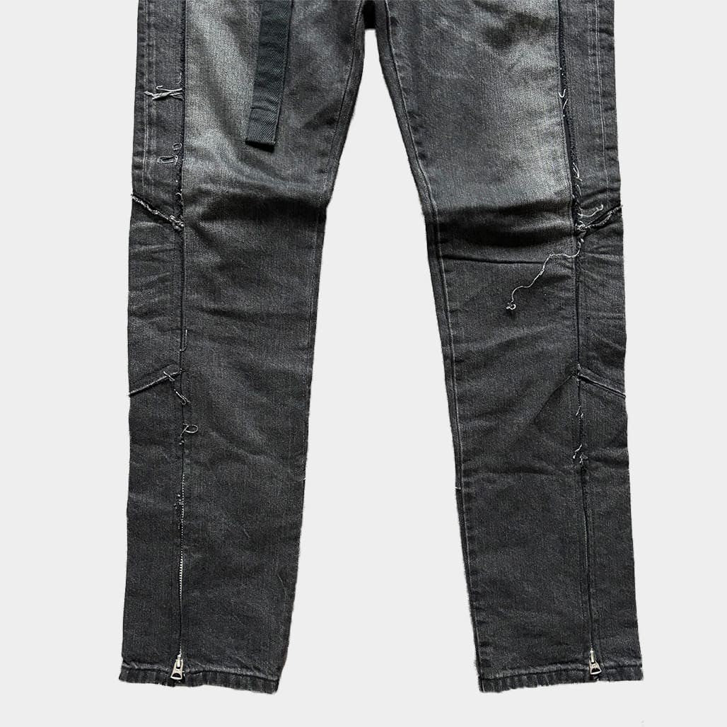 SACAI 21AW Belted Denim Pants Black Size 3