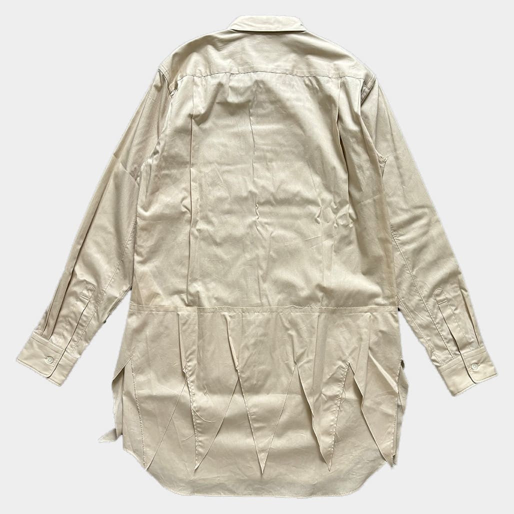 COMME DES GARCONS HOMME PLUS 23SS Shirt Beige Size XS