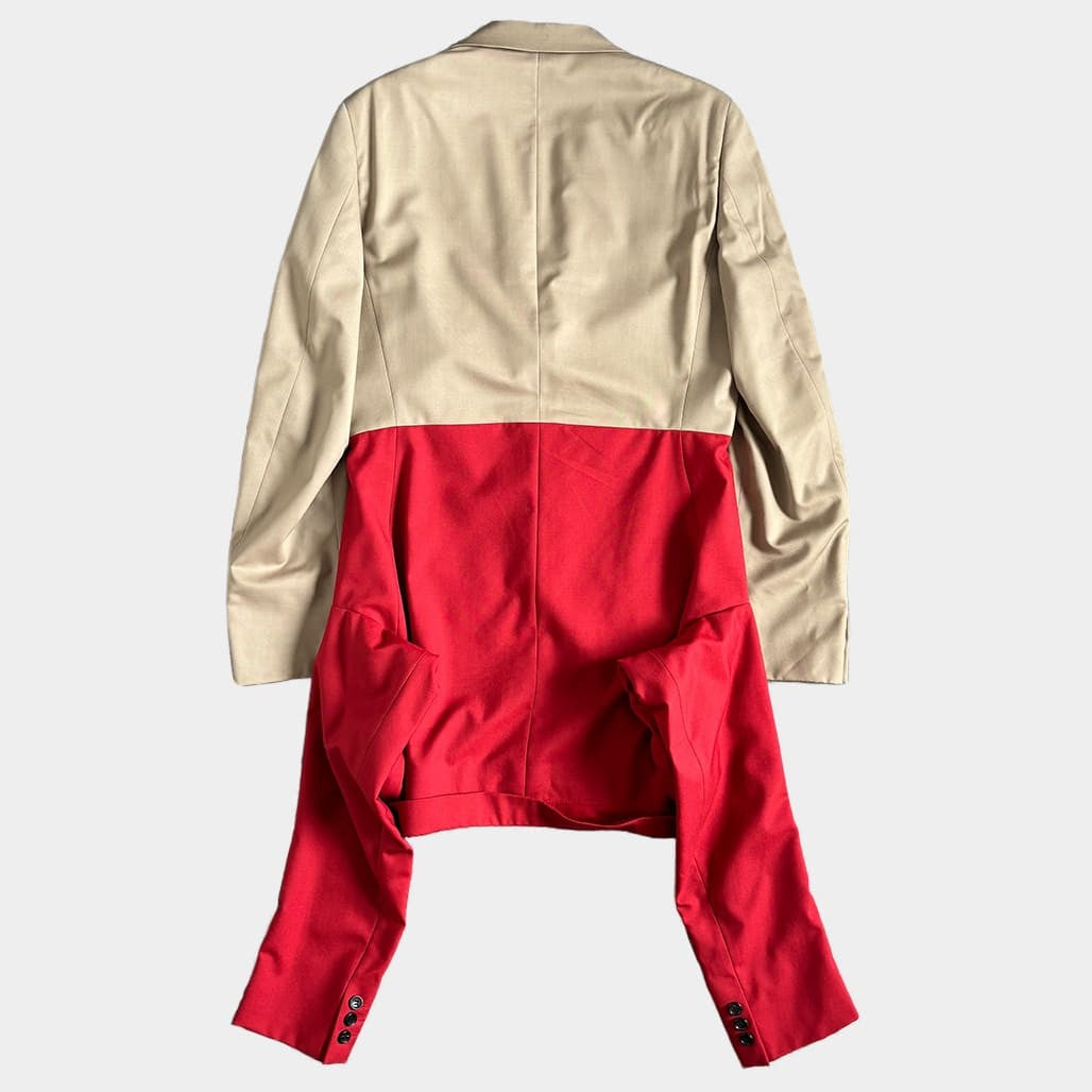 COMME DES GARCONS HOMME PLUS 24SS Beyond Reality Chester Coat Beige Size M