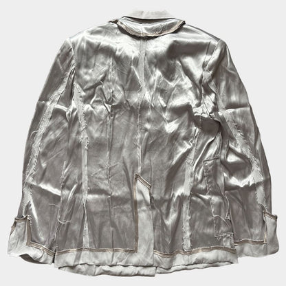MASU 23SS Inside-Out Jacket Silver Size 46