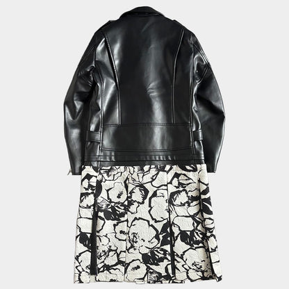 COMME DES GARCONS HOMME PLUS 22SS Leather Coat Black Size M