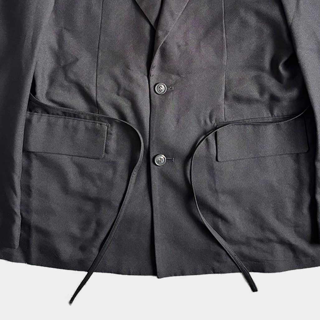 SOSHI OTSUKI 24SS Tailored Jacket Black Size 46