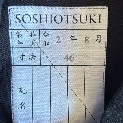 SOSHI OTSUKI 20AW Trousers Black Size 46
