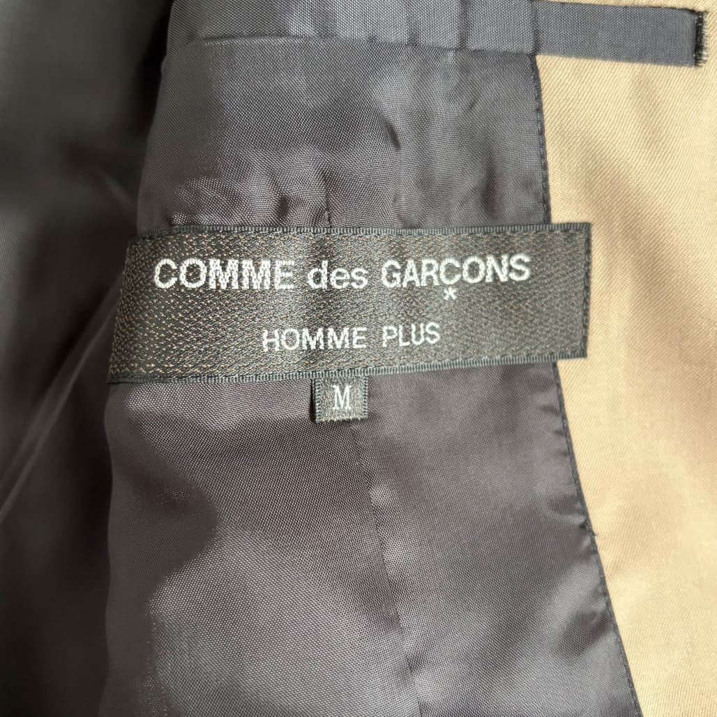 COMME DES GARCONS HOMME PLUS 24SS Beyond Reality Chester Coat Beige Size M
