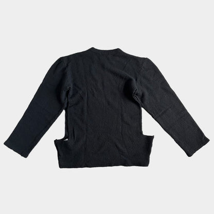 COMME DES GARCONS HOMME PLUS 22AW Sweater Black Size S