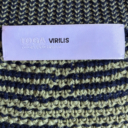 TOGA VIRILIS 25SS Knit Sweater Green Size 46