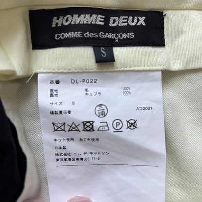 COMME DES GARCONS HOMME DEUX 23AW Trousers Black Size S