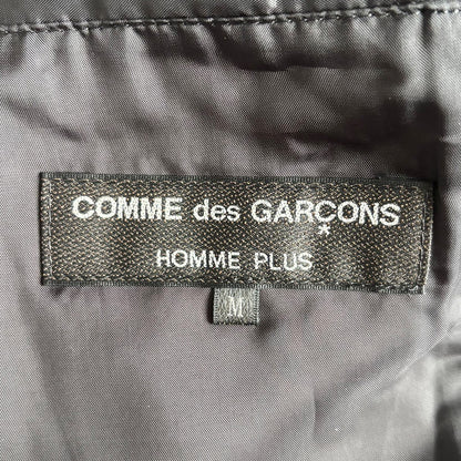 COMME DES GARCONS HOMME PLUS 22SS Leather Coat Black Size M
