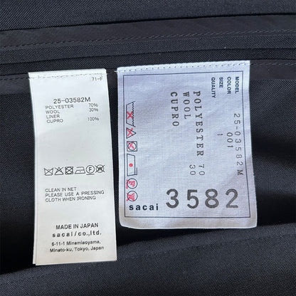 SACAI 25SS Jacket Black Size 1