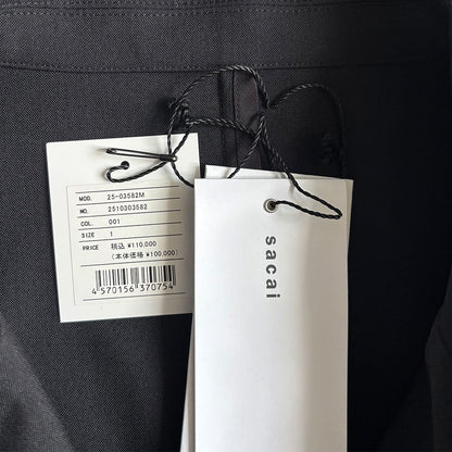 SACAI 25SS Jacket Black Size 1