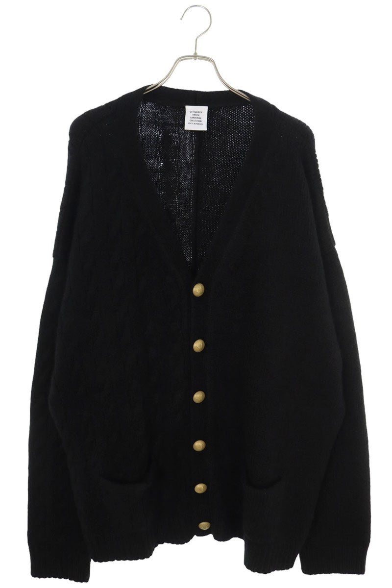 Vetements 24AW Cardigan Black Size XL