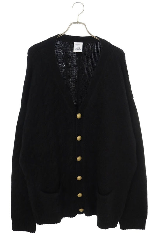 Vetements 24AW Cardigan Black Size XL
