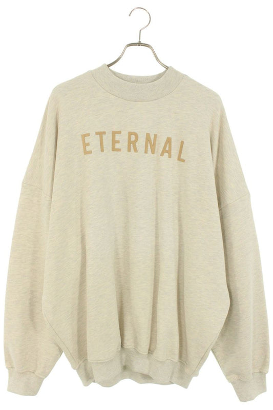 Vintage Fear of God Tops - FEAR OF GOD felt patch Sweatshirt White Size L - Authentic Archive