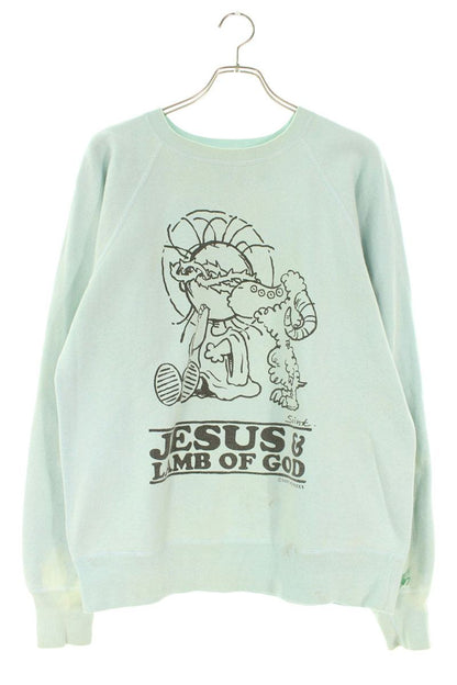 Saint Michael Vintage Sweatshirt Blue Size M