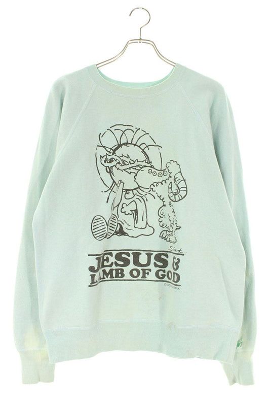 Saint Michael Vintage Sweatshirt Blue Size M