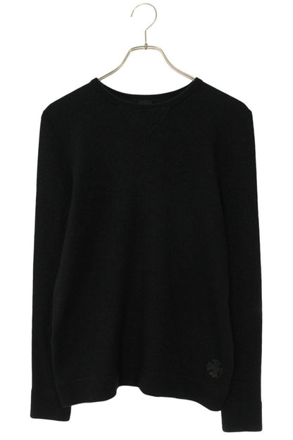 Vintage Chrome hearts Tops - Chrome Hearts Knit Sweater Cashmere Black Size L - Authentic Archive
