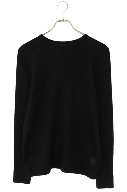 Vintage Chrome hearts Tops - Chrome Hearts Knit Sweater Cashmere Black Size L - Authentic Archive