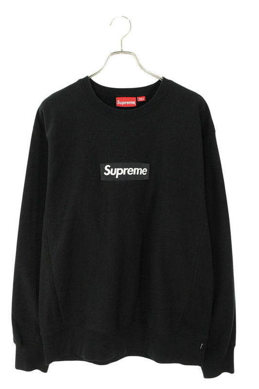 Supreme 18AW Box Logo Crewneck Logo Crewneck Sweatshirt Black Size L