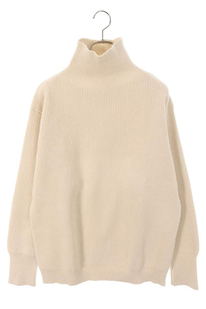 Jil Sander High Neck Knit Sweater White Size XXS