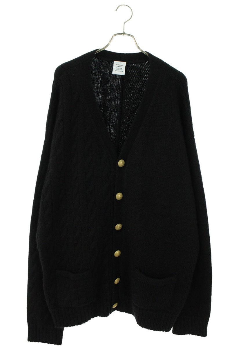 Vetements 24AW Cardigan Black Size L