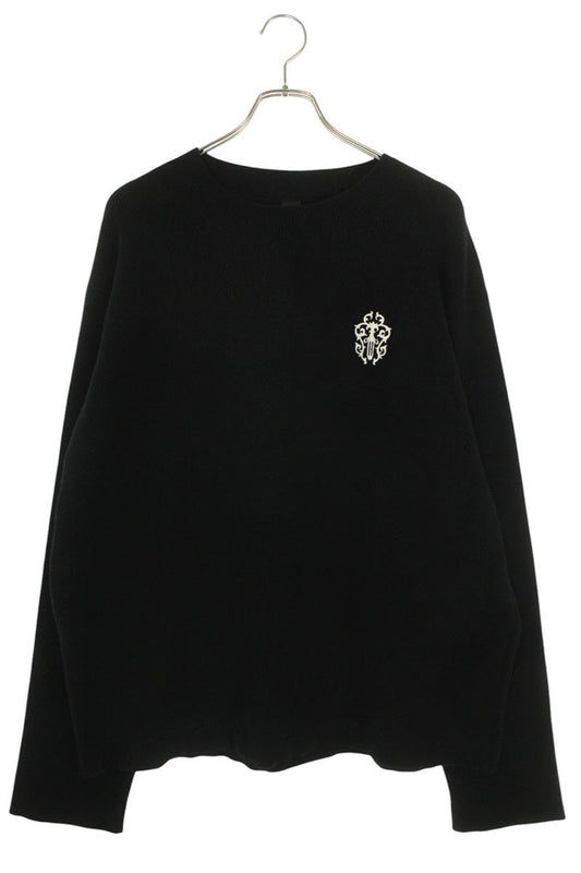 Vintage Chrome hearts Tops - Chrome Hearts SWTR REGULATOR CREW Crewneck Knit Sweater Size XL - Authentic Archive