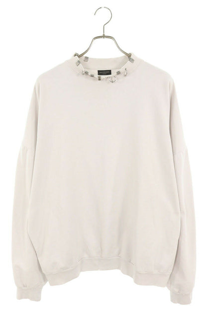 Balenciaga 23AW Crewneck Vintage Sweatshirt White Size M