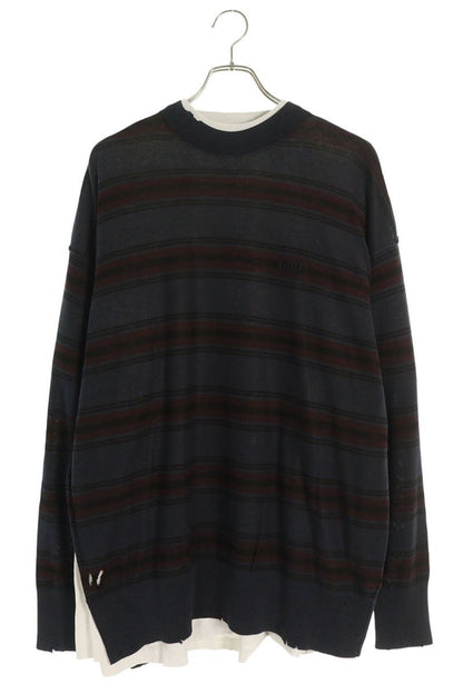 Balenciaga 25AW Boarder Sweatshirt Gray Size M
