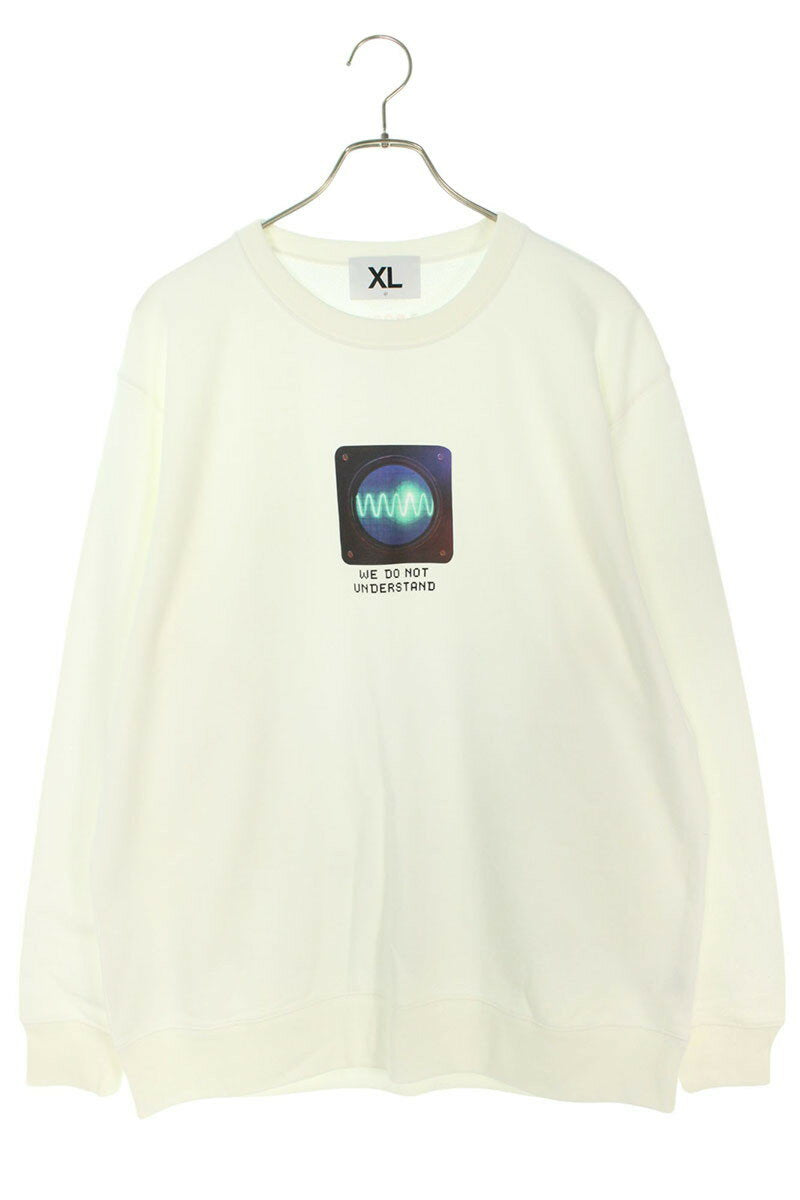 Fragment Design x SEQUEL 24SS Logo Print Sweatshirt White Size XL