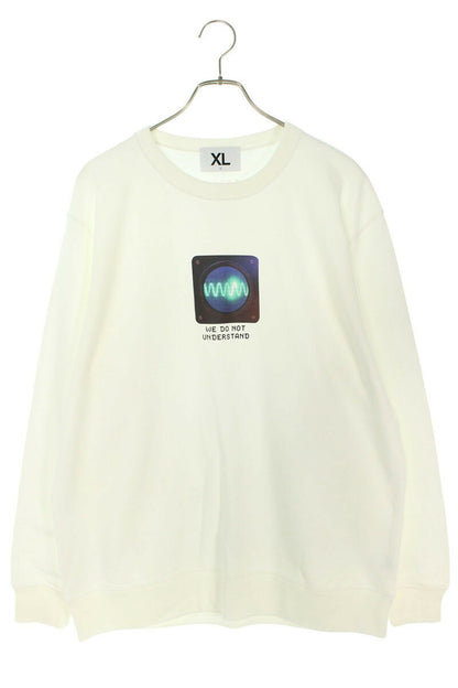 Fragment Design x SEQUEL 24SS Logo Print Sweatshirt White Size XL