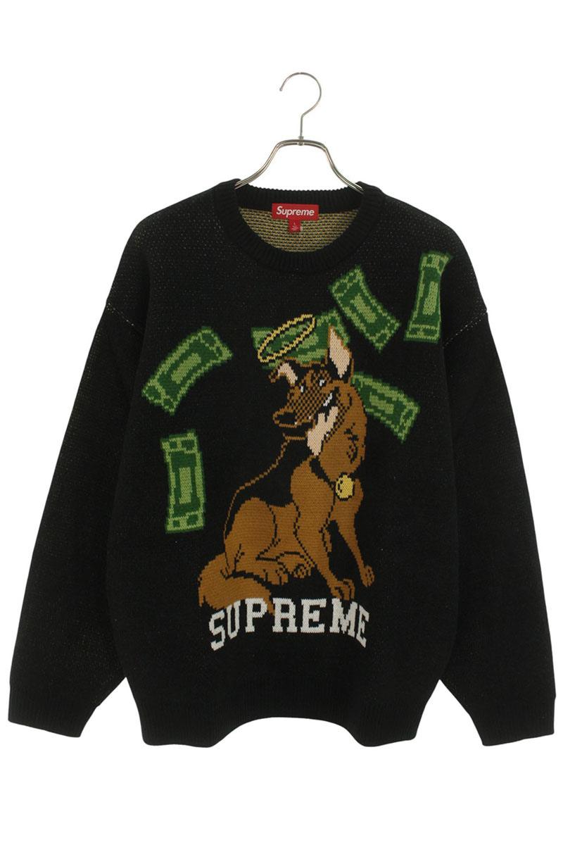 Supreme 25AW All Dogs Go To Heaven Sweater Black Size L