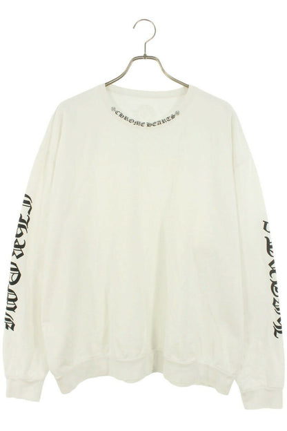 Chrome Hearts SWTSHRT PLVR Logo Sweatshirt White Size XL