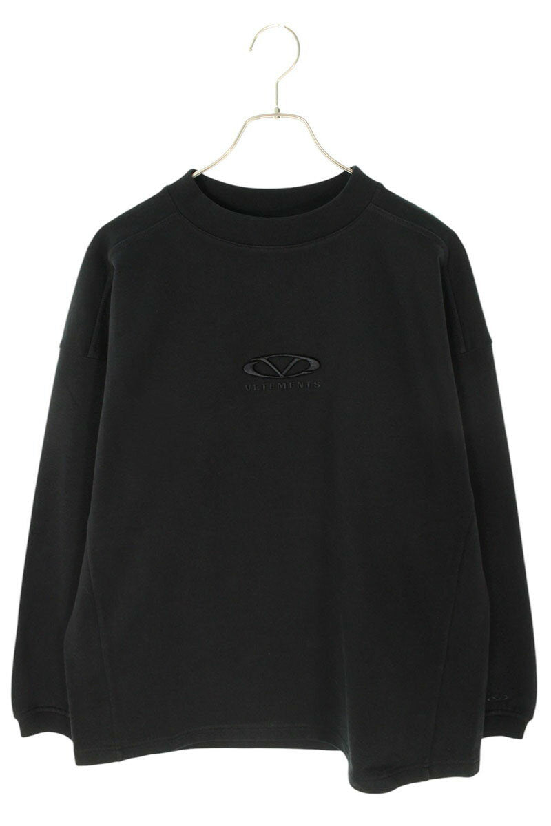 Vetements Logo Sweatshirt Black Size S