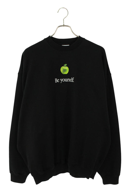Vetements 25AW BLACK Beyourself Oversized Sweatshirt Black Size M