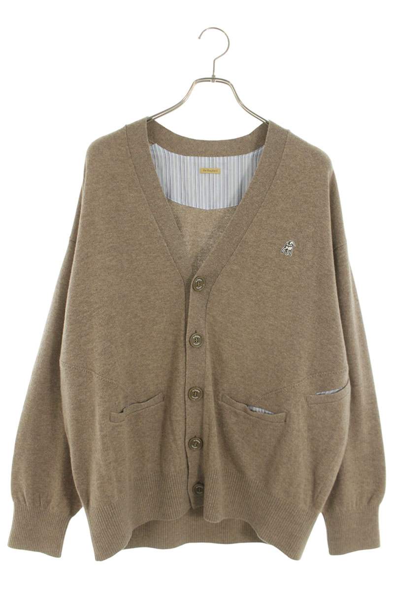 Vintage Undercover Tops - UNDERCOVER Cashmere Cardigan Beige Size 3 - Authentic Archive