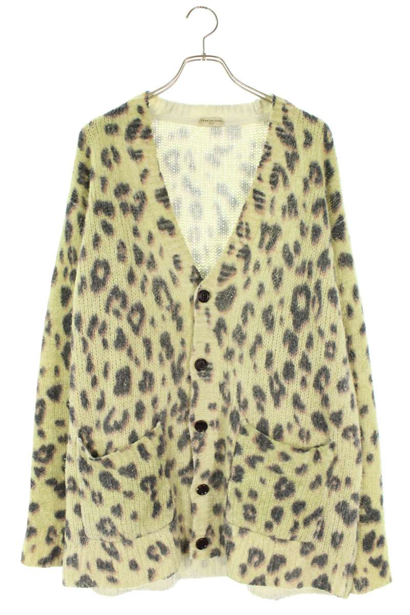 Dries Van Noten leopard Cardigan Green Size L