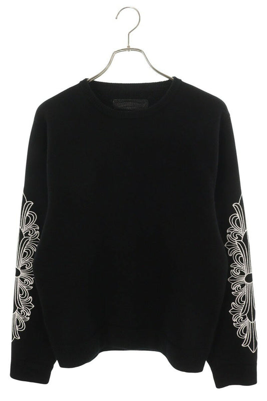 Vintage Chrome hearts Tops - Chrome Hearts Crewneck Knit Sweater Size M - Authentic Archive